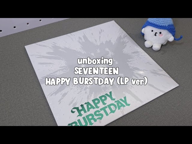 SEVENTEEN HAPPY BURSTDAY LP Vinyl Version Album Unboxing