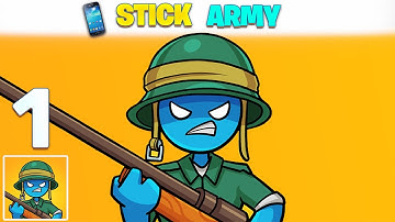 🆕 Stick Army: World War Strategy All Levels Gameplay Trailer Android, iOS New Game  #1 | Max Level
