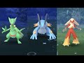 POKÉMON GO SCEPTILE, SWAMPERT, & BLAZIKEN CAUGHT IN THE WILD!