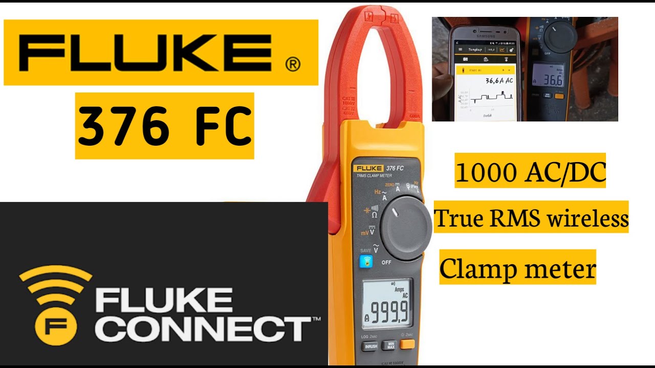 Clamp fluke 376 FC || clamp meter with wireless 