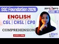 SSC English Classes 2026 | Comprehension | SSC CGL/CHSL/CPO/MTS English Class By Bharti Mam