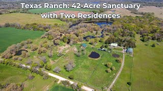 Explore Your Dream Texas Ranch: 42-Acre Sanctuary Near Lake Bonham with Two Residences | For Sale