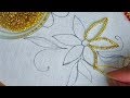 beads hand embroidery flower|fancy flower hand embroidery| beads work