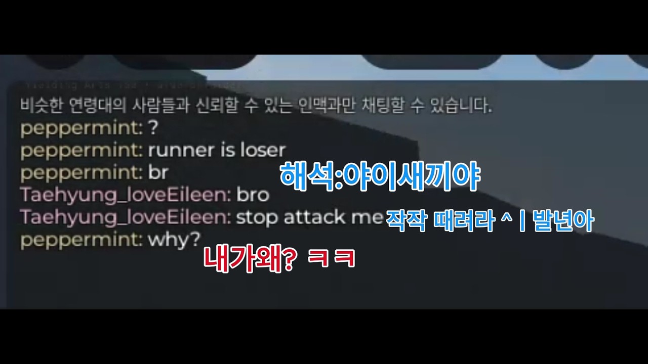 (가강전) 러너 줘 패는 영상