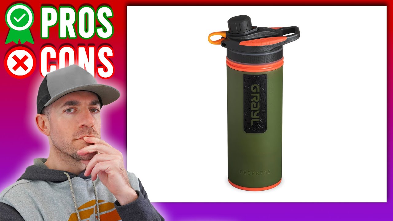 Grayl GeoPress Water Filter & Purifier Bottle - Purify Water Anywhere!