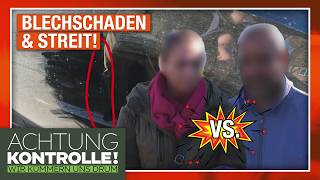 "Die LÜGT!" Unfallbeteiligte STREITEN sich um Blechschaden! | Achtung Kontrolle