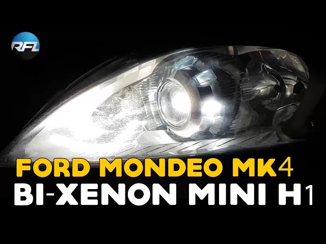 Ford Mondeo MK4 HID bi-xenon headlight upgrade info tutorial