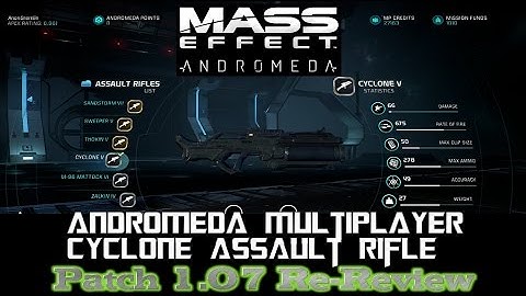 Mass Effect Andromeda Multiplayer Cyclone Patch 1.07 Re-Review
