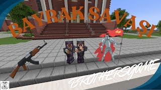 Minecraft Bayrak Savaşı 🔫 | Silah Modlu Epik Kapışma!