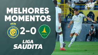 Thumbnail for CRISTIANO RONALDO MARCA CONTRA KHALEEJ E SE APROXIMA DOS 100 GOLS PELO AL-NASSR | MELHORES MOMENTOS