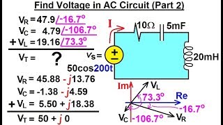 electrical engineering: ch 10 alternating voltages & phasors (68 of 82) v=? in ac circuit: part 2