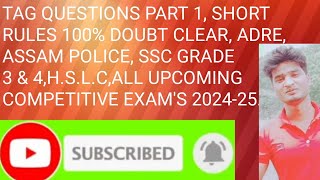 knowledge Academy, Please Subscribe my channel dear guys.Tag Questions Part 1,100% doubt clear.