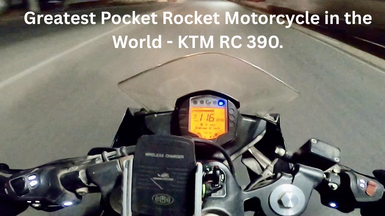Greatest Pocket Rocket Motorcycle in the World - KTM RC 390.