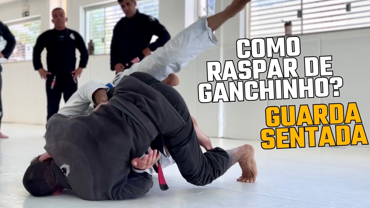 Raspagem de ganchinho( butterfly sweep ) + Guarda sentado sistema