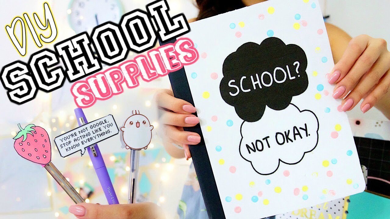 DIY Back to School Supplies | OnlyKelly