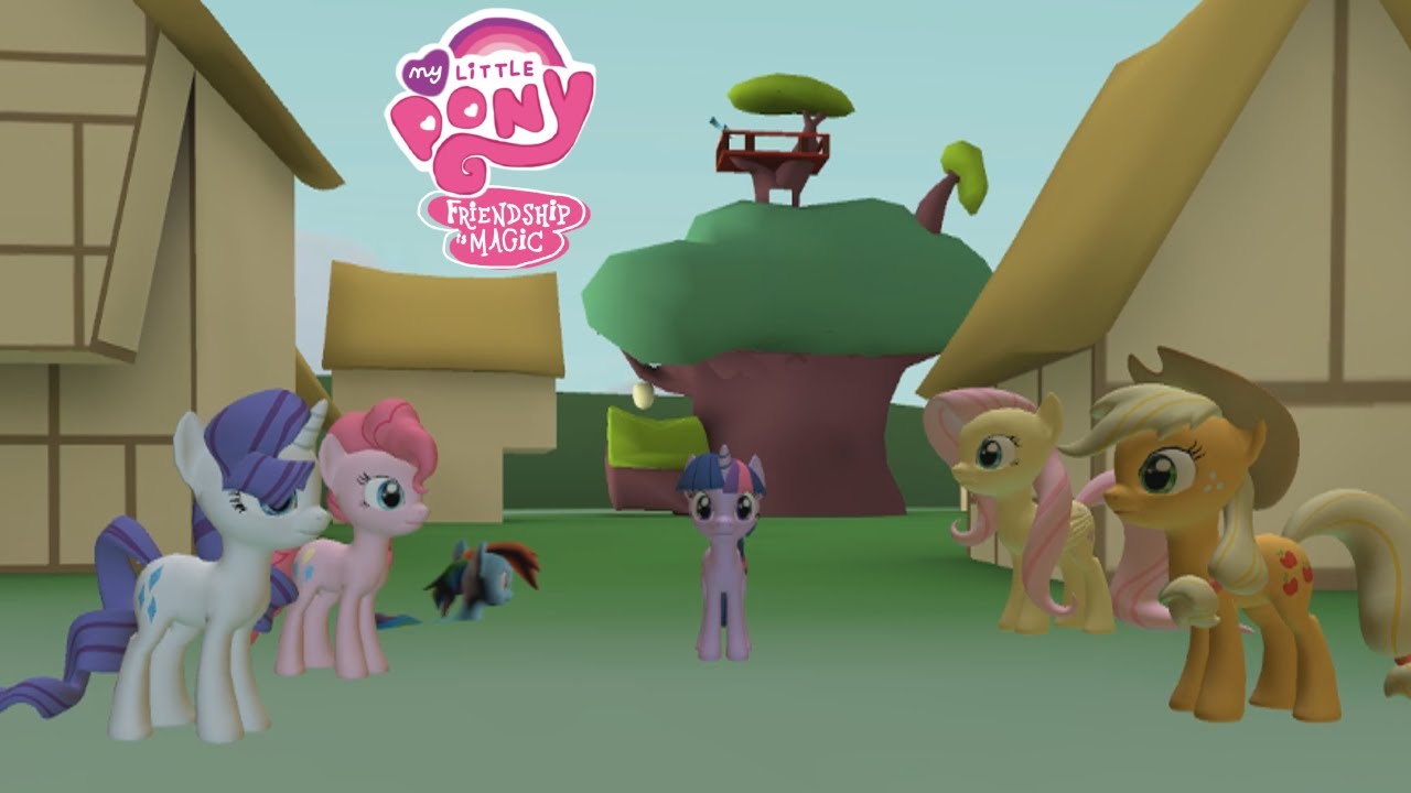 My Little Pony заставка, но если бы это было в 3D - YouTube