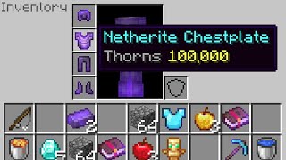 I secretly used Thorns 100,000 armor in Minecraft UHC...