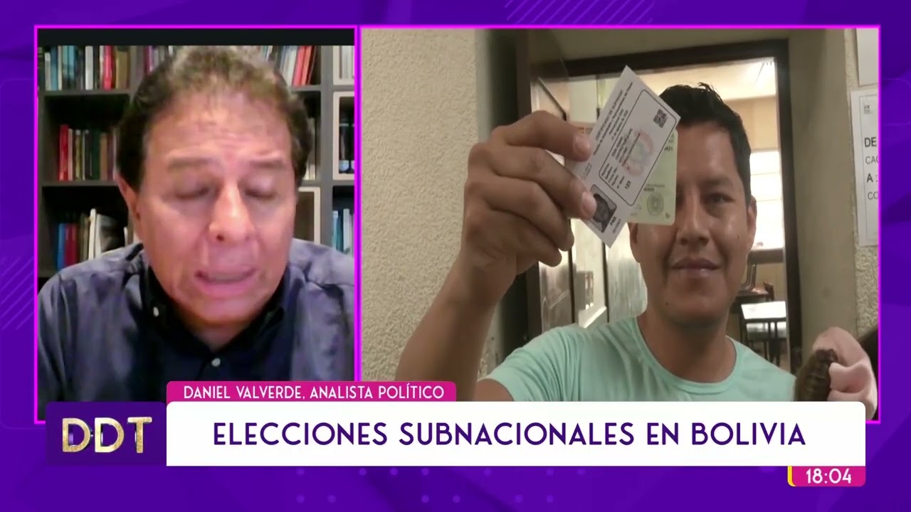 ELECCIONES SUBNACIONALES EN BOLIVIA || Daniel Valverde, Analista Político.