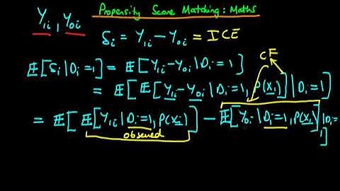 A Graduate Course in Econometrics Lecture 74 | Propensity Score Matching - Mathematics