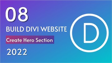 08 - Create Hero Section - How to Build a WordPress Website with Divi (Step-By-Step)