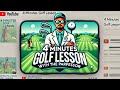 4 minutes golf lesson with the parfessor