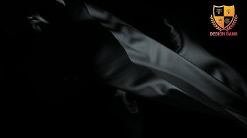 ID #1043 - Black Cloth Logo Animation Intro Reveal - Design Bank Logo Animation
