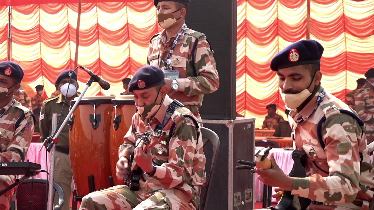 Ye mera dil ITBP Jazz band presenting the instrumental at a Saink Sabha