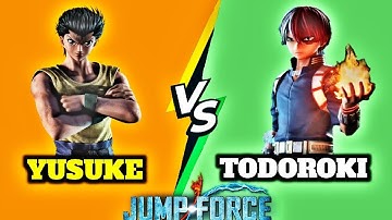 yusuke vs todoroki (jump force)