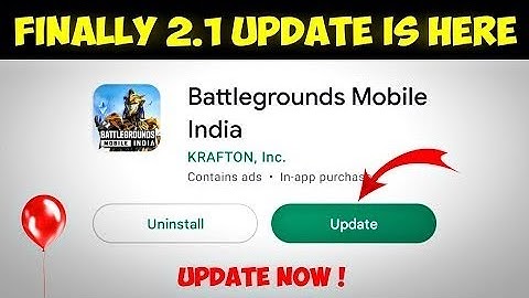 😱OH NO ! Bgmi 2.1 update not showing in play store | How to update bgmi 2.1 version | Bgmi 2.1 link
