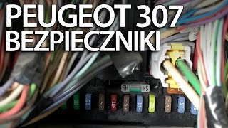 Gdzie Są Bezpieczniki, Przekaźniki I Port Obd W Peugeot 307 (Obd2, Skrzynka Z Bezpiecznikami) - Youtube