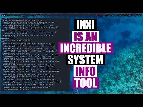 The Ultimate System Information Program (inxi)