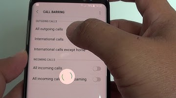 Samsung Galaxy S8: How to Setup Call Barring