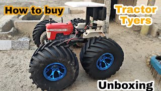 Best 130mm Tyers for tractor models Unboxing