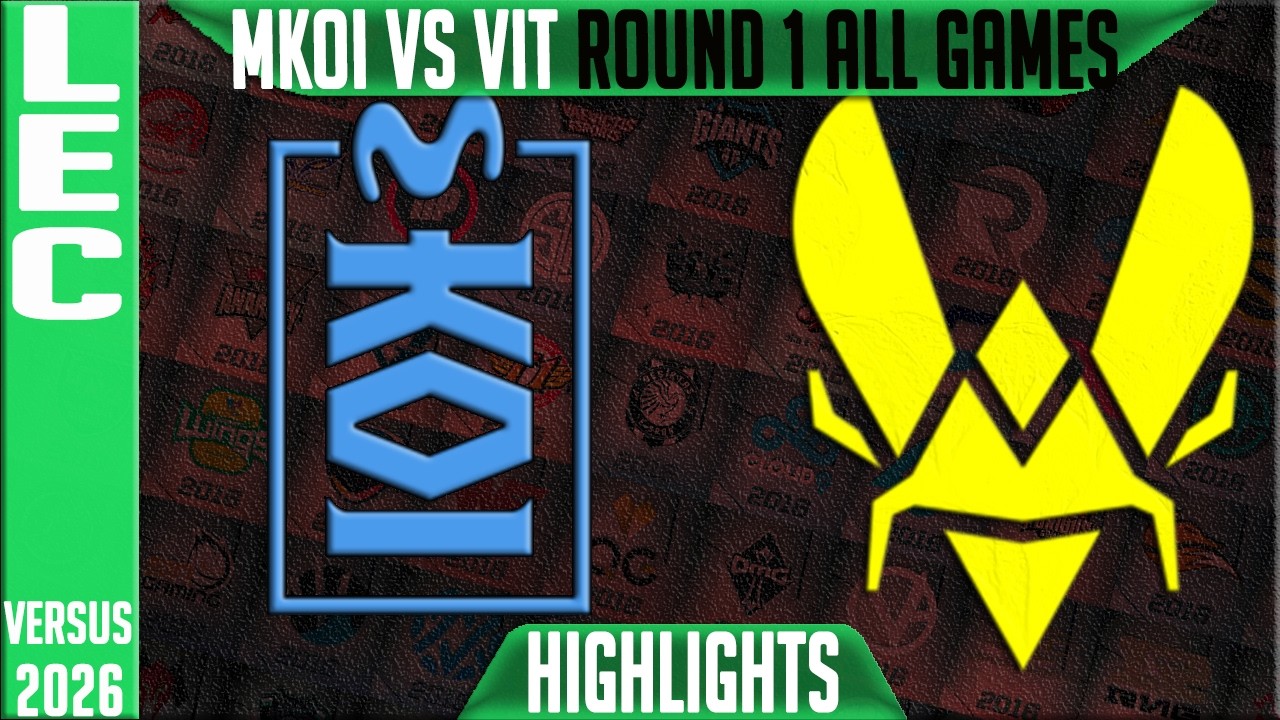 MKOI vs VIT Highlights ALL GAMES | LEC Playoffs 2026 Round 1 | Movistar KOI vs Team Vitality
