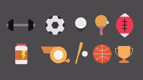 Sport Animated Icons Motion Graphics Templates