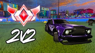 Grand Champion 1 2v2 Gameplay | Rocket League