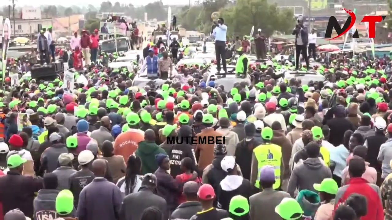 THIS MAN IS FIRE! LISTEN SEN METHU DESTROYING RUTO IN NYANDARUA JUST IN FRONT OF MATIANGI