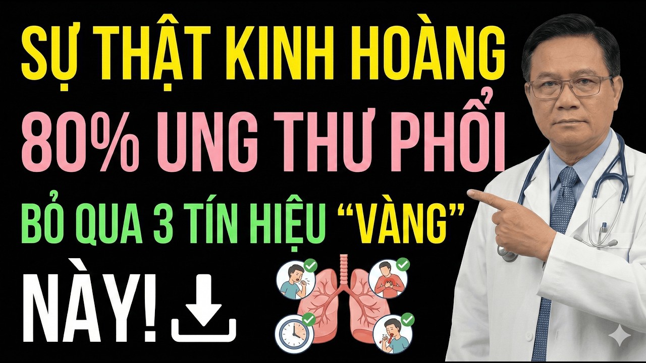 Sự Thật Kinh Hoàng: 80% Bệnh Nhân Ung Thư Phổi Bỏ Qua 3 Tín Hiệu 