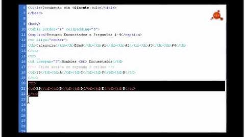10.- Curso XHTML: Fundamentales trabajo con tablas 2