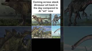 Coming across Dinosaur AI &quot;Art&quot; compared to Stock Dinosaurs | Featuring Chowder