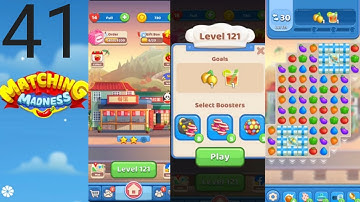 Matching Madness: Match 3 Puzzle games. Level 121 - 122 #tinytacticsgames