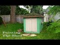 Painting My Backyard Shed Painting My Backyard Shed