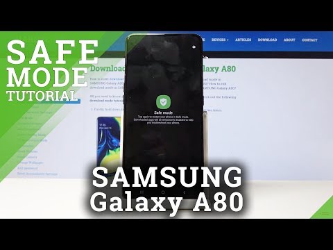 How to Enable Safe Mode in SAMSUNG Galaxy A80