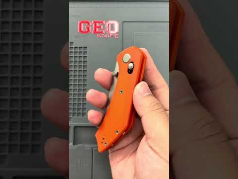 GEO KNIFE GEO2507H. G10  Handle 3.3’  Bohler M390 stonewash Blade.    