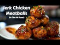 Jerk BBQ Chicken Meatballs in the Air Fryer | Quick & Easy Appetizer Recipe image