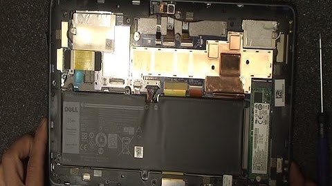 Teardown: Dell Latitude 11-5175 5179 Two in One laptop/tablet combo. Memory & SSD drive upgrade?