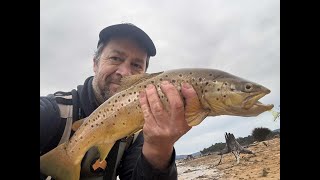 Lake Wartook landbased spoons and soft plastics for brown trout ! screenshot 5