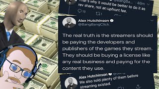 Stadia "creative director??? thinks we should pay royalties to make
content???