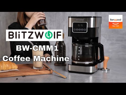 BlitzWolf BW-CMM1 Drip Coffee Machine - Banggood New Tech