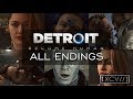 Detroit: Become Human ¦ &#39;Markus&#39; Demonstration&#39; ALL ENDINGS (PC,PS4) 60fps |【XCV//】